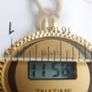 Vintage 70s LCD Digital Quartz Tassel Necklace Oval PENDANT Watch Image 10