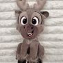 Disney Frozen Baby Sven Grey Reindeer Plush approx. 18 cm. loose horns Image 2