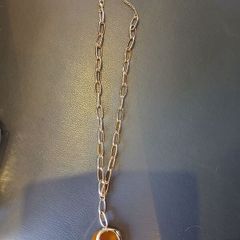 Gold & amber necklace