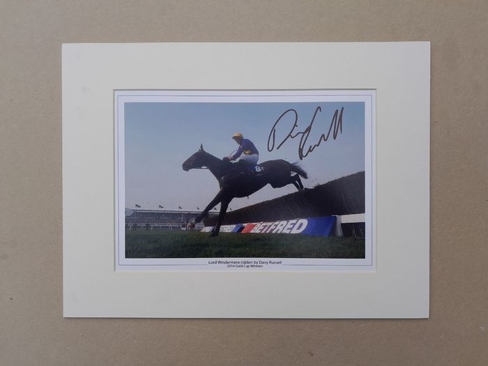 Davy Russell Horse Racing autographs