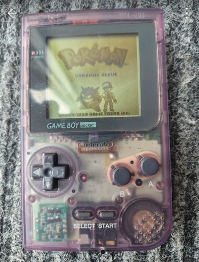 Pokemon Blue Version Nintendo Game Boy French PAL Tested & Working
