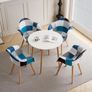 Patchwork dining chairs armchairs Set of two Image 6
