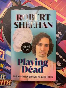 Playing Dead Robert Sheehan Limited Signed Edition Hardcover Book