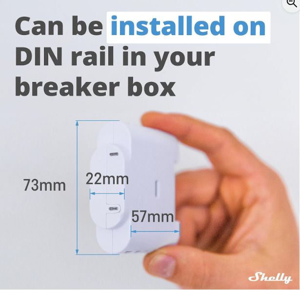 Shelly 3EM | WiFi 3 Channel Smart Energy Meter With Contractor Control