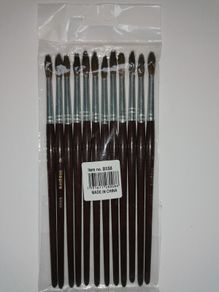 12 Art Paint Brushes