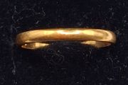 22 ct yellow gold ring size P