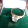 Vintage Sterling Silver 925 gold plated Ring 2,2g Image 10