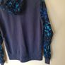 Nike camo full zip hoodie size medium ptp 22" navy in good condition Image 7