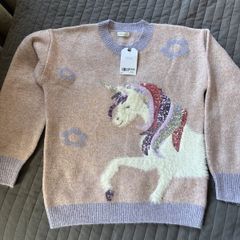 Beautiful unicorn sweater 9yrs