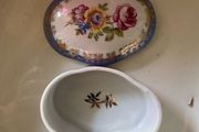 Vintage Pm Martinroda Porcelain Hand Painted Trinket Box - Pm 2