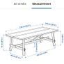 IKEA SKOGSTA Dining table 6 seater Image 2