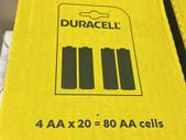 80 AA Batteries Duracell