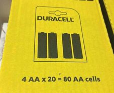 80 AA Batteries Duracell