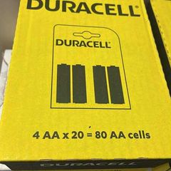 80 AA Batteries Duracell