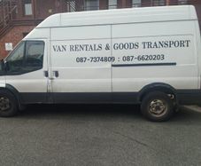 Van rental or service Removals and Goods  transpor