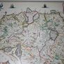 Vintage VLTONIA  VLSTER map  (51cm x 42cm) Image 4