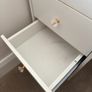Dressing Table with LED Mirror and Adjustable Lights, 90cm White Vanity Desk Image 5