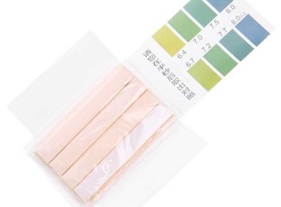 80 pH test strips 6.4-8.0