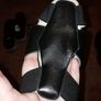 New! Women's Black Sandals..size 5 ..... Ideal For Spring/summer.! Image 2