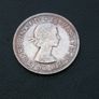 1965 one penny coin silvered coin Image 3