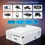 BRAND NEW Mini Video Projector WiFi Native 1080P Projector Support 300 Screen Lunens 5500 Projector for Home Or for Smartphone Image 2