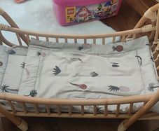 Bamboo Cot for doll  Bed for doll Fern Living Organic