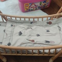 Bamboo Cot for doll  Bed for doll Fern Living Organic