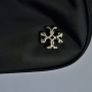 Tory Burch Nylon Crossbody Shoulder Chain Handbag in Black Image 2