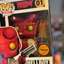 Ron Perlman Signed Hellboy Funko POP! #01 Chase With Horns Autograph Image 2