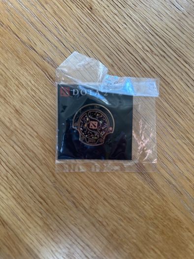 DOTA 2 Exclusive Attendee Pin 2021 TI with unscratched code