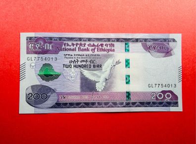 Ethiopia  200. Birr  2012  -  2020. 56a  ( Uncirculated )
