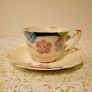 Vintage Myott Son & Co Hand Painted Art Deco Tea Set Image 3