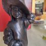 Genesis Sculpture Of A Small Girl Dressing Up With Her Moms Clothes Image 8