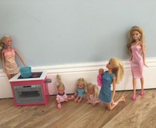 Every day barbie kitchen scene
