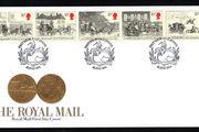 1984 Great Britain Bicentenary of First Mail Coach Run, Bath and Bristol to London Royal Mail Addressed First Day Cover (FDC)
