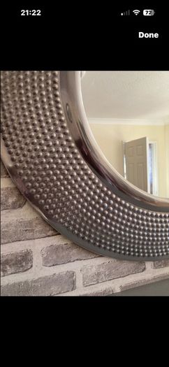 Large Silver Mirror