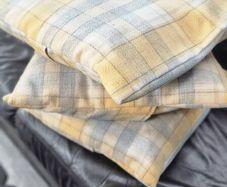 Cushions with covers x 3