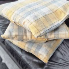 3 Cushions with covers