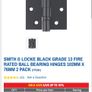 Smith & Locke black hinges x14 (6 boxes) Image 2