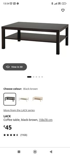 Coffee table