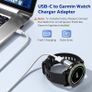 USB C to Garmin Watch Charger Adapter 4Pack,Type C Cable Charging Converter for Fenix 8 E 7 7S 7X 6 5 Plus,Forerunner 570 970 165 265 965 955,Vivoactive 6 5,Venu x1,Tactix 8,Quatix 8 7,Approach Image 2