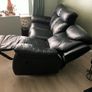 3 seater recliner leather sofa Image 3