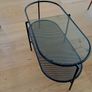 Black Coffee table with glass Image 5