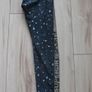 Superdry ladies sportswear leggings black, grey and gold design with stars size XS to small, approx 6 to 8 Image 2