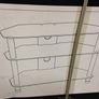 TV Tables Black Toughened Piano Glass 3 Tier 80 cm Wide Image 3