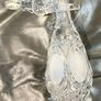 15 1/2" tall, hand cut lead crystal spirits decanter. Image 2