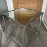 Mirror Glass nesting side tables (metal) Image 2