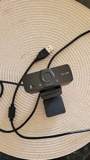 2K 4.0MP Quad HD USB Webcam with Built-in Microphone & Privacy Cover