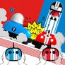 Sharper Image Remote Control Road Rage Speed Bumper Cars 2 Pack Image 2