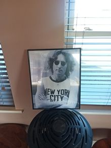 john lennon framed photo 16" x 20"